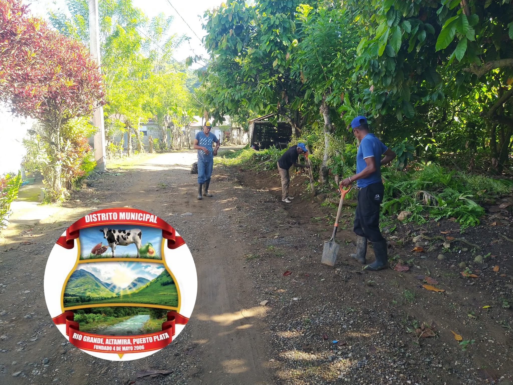 La brigada de la Junta distrital no pierde su norte encaminado en mantener nuestro distrito limpio.