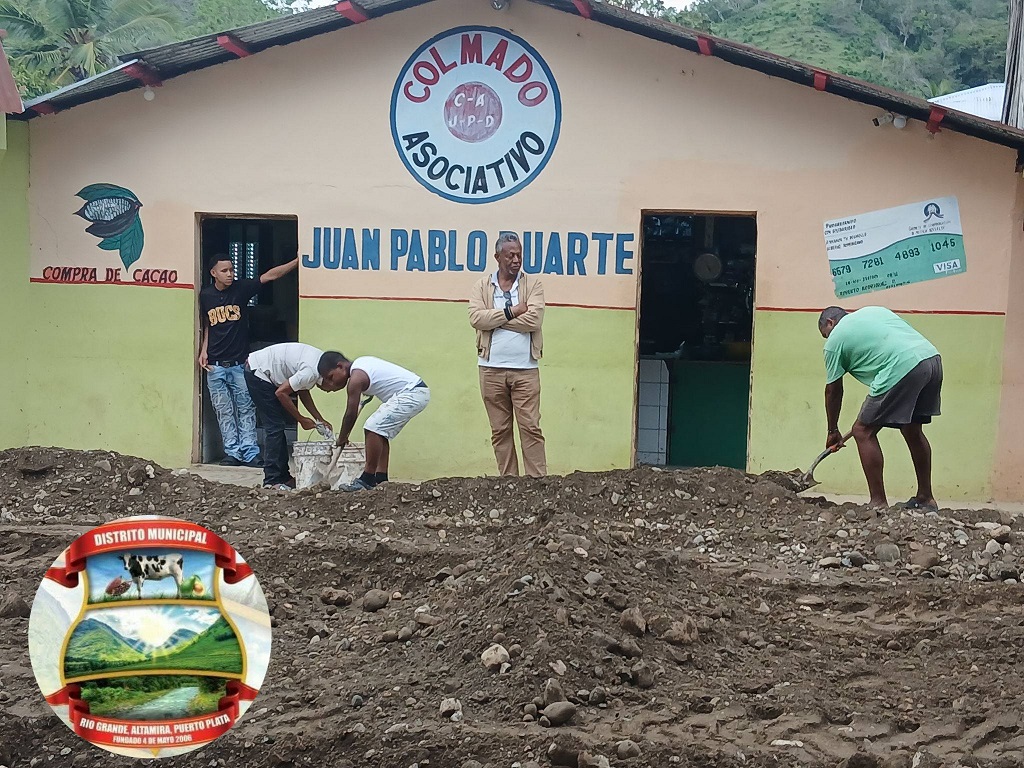 Junta Distrital Río Grande inicia la nivelación y encascajados del tramo subida de Gulluba, la escuela, hacia arriba.
