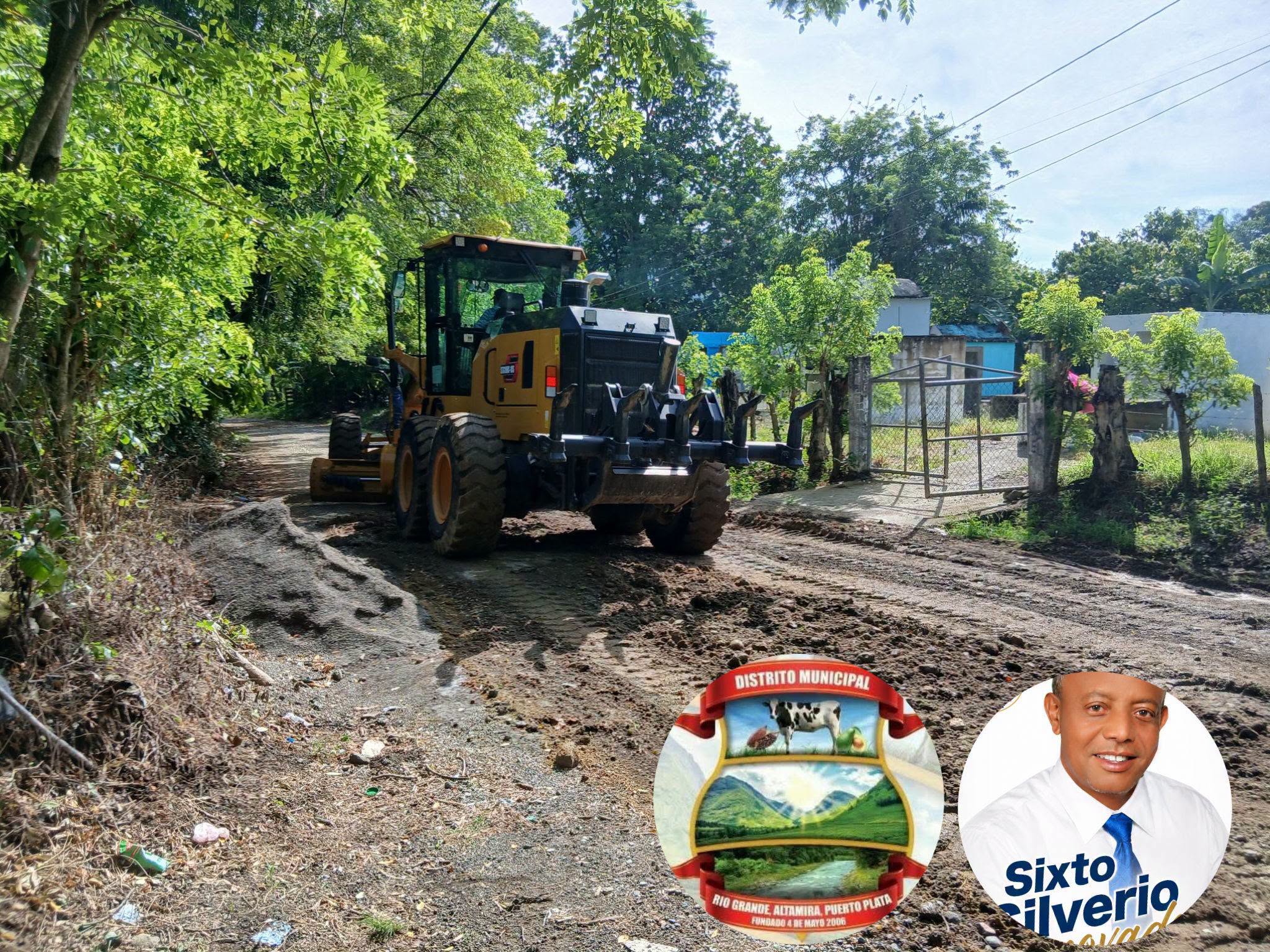 Junta Distrital Río Grande continúa el mantenimiento de caminos vecinales para mejorar la conectividad rural
